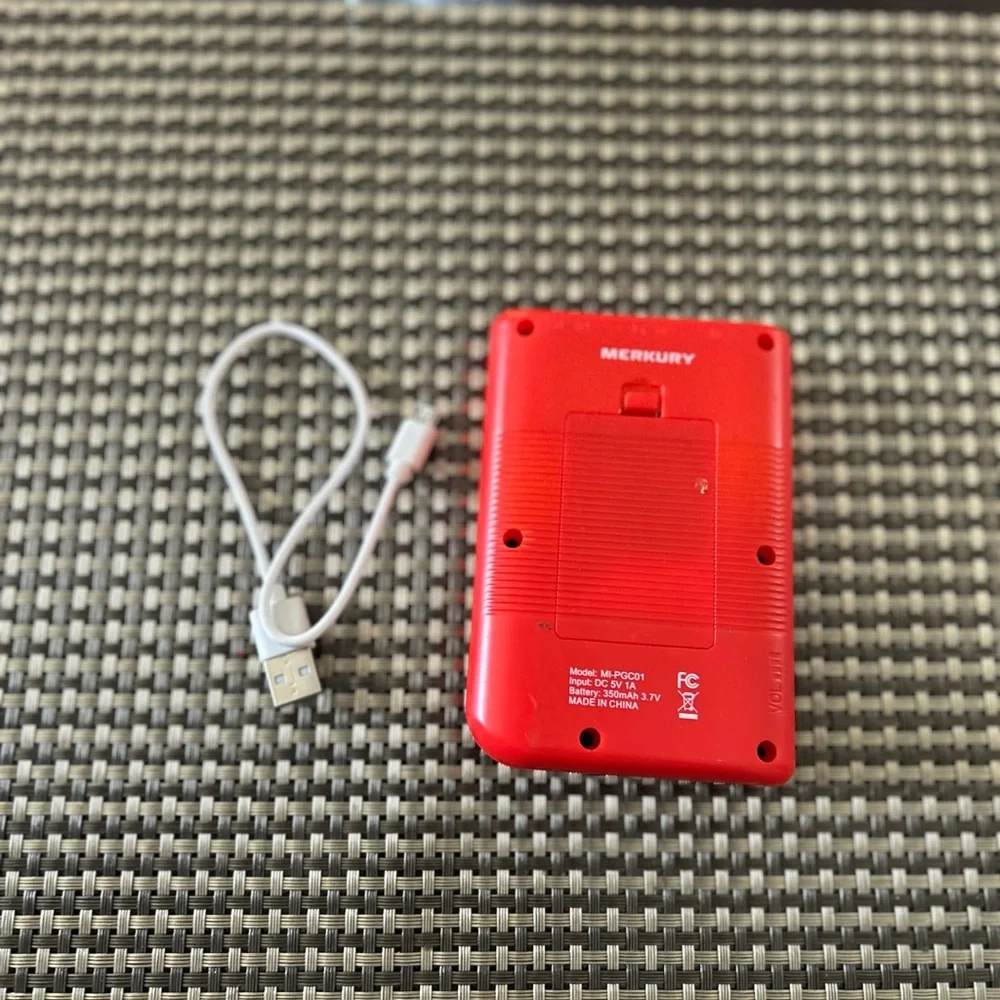 Retro Handheld Game Console - Red
